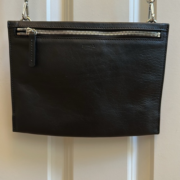 Shinola Detroit Black Leather Slim Crossbody - Picture 2 of 12